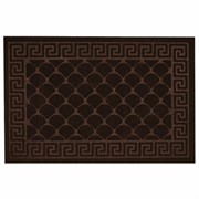 Коврик придверный 60х90 см, ВЕНГЕ, грязезащитный, 430 г/м2, фактурный рисунок ЧЕШУЙКИ, ЛЮБАША, 701062