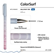 Ручка шариковая BRUNO VISCONTI "ColorSurf Morandi", СИНЯЯ, корпус ассорти, линия 0,4 мм, 20-0204/52