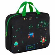 Папка на молнии с ручками BRAUBERG А4, 1 отделение, полиэстер, 80 мм, "Space strike", 273306