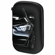 Пенал BRAUBERG KIDS большой удобный с откидной планкой, EVA, 22х15х4 см, "Dark car", 273508
