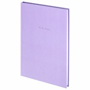 Блокнот БОЛЬШОЙ ФОРМАТ 200х290 мм, А4, 80 л., твердый, клетка, BRAUBERG "Minimal", сиреневый, 116434