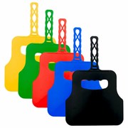 Веер-опахало с ручкой для мангала и барбекю для раздувания огня, размер 31х20 см, цвет АССОРТИ, пластик, 701751