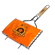 Решетка-гриль универсальная, размер 290х190 мм, глубина 18 мм, оксидированное покрытие, 101401, 701739