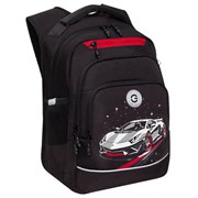 Рюкзак GRIZZLY школьный, анатомическая спинка, 2 отделения, для мальчиков, "YOUR ROUTE", 25х40х22 см, RB-550-1/2