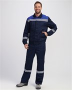 Костюм Лигор-2 СОП У. (тк.Смесовая,210) п/к, т.синий/васильковый