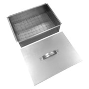 Коптильня одноярусная металлическая, размер 350х260х100 мм, в гофрокоробе, 701729