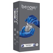 Перчатки латексные смотровые 25 пар (50 штук), прочные, размер 9-10, XL (очень большой), BENOVY High Risk