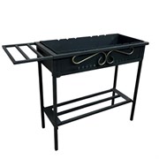 Мангал сборный, размер 700х300х700 мм, "КРЕПЫШ", сталь 2 мм, термостойкий, 701760