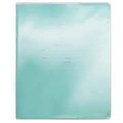 Обложка ПВХ со штрихкодом для тетрадей, ПЛОТНАЯ, 120 мкм, 209х340 мм, прозрачная, 1111.1, 1111,1