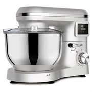 Миксер планетарный BQ (БИ-КЬЮ) MX640, 1600 Вт, 6 скоростей, 3 насадки, металлическая чаша 6 л, серебро, 86194435