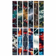 Закладки для книг МАГНИТНЫЕ, "BOYS", комплект 12 штук, 60x20 мм, FUNSTER (ФАНСТЕР), 116656