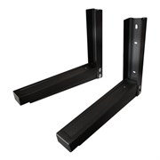 Кронштейн-крепление для СВЧ, нагрузка до 40 кг, CROMEX (КРОМЕКС) K-113, регулировка до 53 см, черный, 457880