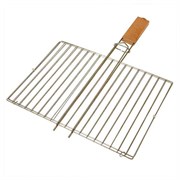 Решетка-гриль универсальная, размер 300х220 мм, глубина 10 мм, никелированное покрытие, РГМ3НЭ