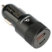 Зарядное устройство автомобильное CABLEXPERT 38 Вт, 3 А, QC3.0/PD, 1 х USB, 1 х Type-C, MP3A-UC-CAR24