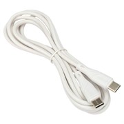 Кабель USB 2.0 Type-C-Type-C, 2 м, CABLEXPERT, 3 А, 60 Вт, PD/QC3.0, медь, белый, CCB-USB2-CMCMO1-2MW