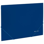 Папка на резинках А4 BRAUBERG UNIVERSAL, синяя, до 300 листов, 0,5 мм, 273037