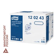 Бумага туалетная 170 метров, Tellus/TORK (Система T2) PREMIUM, КОМПЛЕКТ 12 рулонов, 2-слойная, белая, 120243