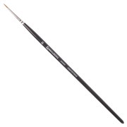 Кисть художественная профессиональная BRAUBERG ART CLASSIC, синтетика мягкая под колонок, круглая, № 00, короткая ручка, 200684