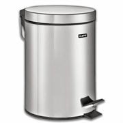 Ведро мусорное с педалью 20 литров "Classic", ЗЕРКАЛЬНОЕ, нержавеющая сталь, со съемным внутренним ведром, LAIMA, 232262