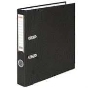 Папка-регистратор STAFF "Profit" с покрытием из ПВХ, 50 мм, с уголком, черная, СЪЕМНЫЙ МЕХАНИЗМ, 272011