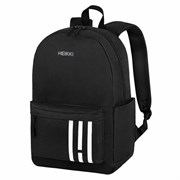 Рюкзак HEIKKI ENERGETIC (ХЕЙКИ) универсальный, эргономичный, "Strips", черный, 43х30х16 см, 273860