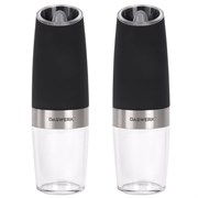 Набор гравитационных мельниц для соли и специй, электрические, 2 шт., PM-6, DASWERK (ДАСВЕРК), 456624