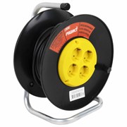 Удлинитель на катушке РБК16-270-005, 4 розетки с заземлением, 20 м, 3х1,5 мм, 3500 Вт, 2391
