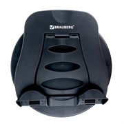 Подставка для ноутбука, планшета 220х210х165 мм, вращающаяся, черная, BRAUBERG, 513794