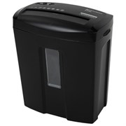 Уничтожитель (шредер) BRAUBERG 615M, 5 уровень секретности, фрагменты 3х12 мм, 6 листов, корзина 15 литров, 532152