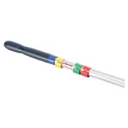 Черенок рукоятка для уборочного инвентаря 150 см, без резьбы, ТИП B (d=2,5 см), алюминий, VILEDA, 512413