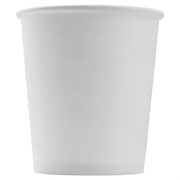 Стакан одноразовый бумажный 100/120 мл, D 62 мм, КОМПЛЕКТ 60 шт., однослойный, белый, холодное/горячее, ФОРМАЦИЯ, HB62-120-0000