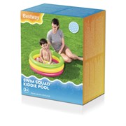 Надувной бассейн детский "Лето" с надувным дном, 70х24 см, 41 л, от 2 лет, BESTWAY, 51128