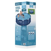 Каркасный бассейн с фильтр-насосом 1249 л/ч, "Steel Pro" 305х76 см, 4678 л, BESTWAY, 56679