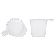 Чашка одноразовая для чая кофе 200 мл, UPAX UNITY, КОМПЛЕКТ 1000 шт. (20 упаковок по 50 шт.), прозрачная