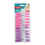 Прищепки бельевые 8,2 см, КОМПЛЕКТ 10 штук, прорезиненный пластик, ассорти, PRIMILA (ПРИМИЛА) PREMIUM, 700523