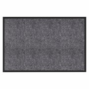 Коврик придверный 60х90 см, СЕРЫЙ, влаго-грязезащитный, 450 г/м2, ребристый, PRIMILA (ПРИМИЛА) EXTRA, 701024