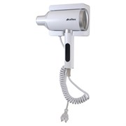 Фен для волос настенный KSITEX F-2000W JET, 2000 Вт, пластик 2 скорости, 2 температурных режима, белый