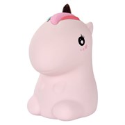 Ночник силиконовый LED "Единорог" 101x120x173 мм, белый свет/RGB, таймер, USB, аккумулятор 1200 мАч, DASWERK (ДАСВЕРК), 238941