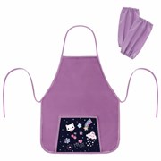 Фартук с нарукавниками для уроков труда ПИФАГОР, 1 карман, 46х54 см, "Leapfrog", 273623