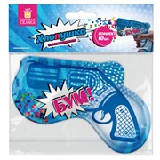 Хлопушка самонадувная КОМПЛЕКТ 10 штук "Пистолет с конфетти", фольга, бумага, ЗОЛОТАЯ СКАЗКА, 592462