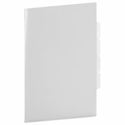 Папка-уголок 3 отделения, жесткая, А4, BRAUBERG "SPECIAL", прозрачная, 0,15 мм, 273062