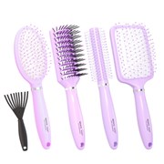 Расческа для волос НАБОР 4 шт + щетка для чистки В ПОДАРОК MONTE VITA (МОНТЕ ВИТА), 457437