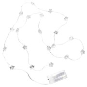 Электрогирлянда-нить комнатная "Звезды", 2 м, 20 LED, мультицветная, батарейки, ЗОЛОТАЯ СКАЗКА, 592477