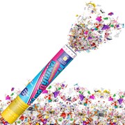 Хлопушка пневматическая 30 см "Party Mix", фольга, конфетти, ассорти, ЗОЛОТАЯ СКАЗКА, 592465