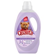 Кондиционер-ополаскиватель для белья 2 л, QUALITA "Голубая лаванда", с антистатиком, 14363
