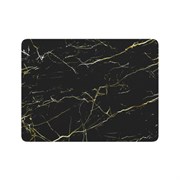 Коврик для сушки посуды NANO 30х40 см, МРАМОР ЧЕРНЫЙ влаговпитывающий, нескользящий, BOOMHOUSE (БумХаус), 701160