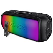 Колонка портативная SVEN PS-860, 100 Вт, TWS, Bluetooth, FM, USB, microSD, черный, SV-022518