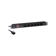 Блок розеток ExeGate ServerPro PDU-19H609 Al-6S-C14-2CU-SPD1