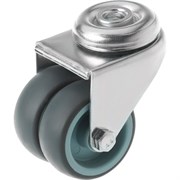 Сдвоенное мебельное колесо А5 SChnd 25