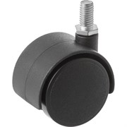 Мебельное колесо А5 черное, 40 мм